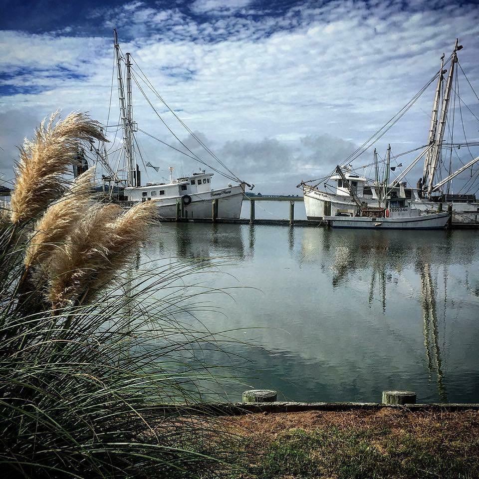 Postcard worthy around every corner! 😍 #luvbft #portroyalsc #seaoats #shrimpboats #discoversc #southernliving 📸 @sksignsdesigns