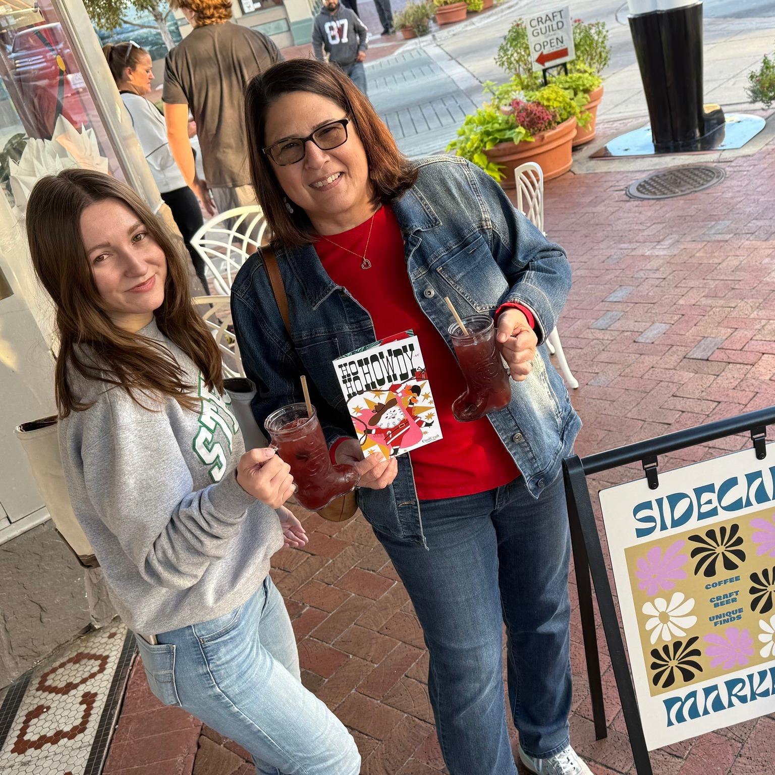 We're halfway through the month, which means we're halfway through CoolCraft Christmas! Have you visited 5 stops and gotten your signatures like our friends who recently stopped at @sidecar.market to try their "Doc Holiday"?

Learn more about each of this year's CoolCraft Christmas beverages at coolcrafttrail.com/christmas.

#coolcraftchristmas #visitwestvolusia