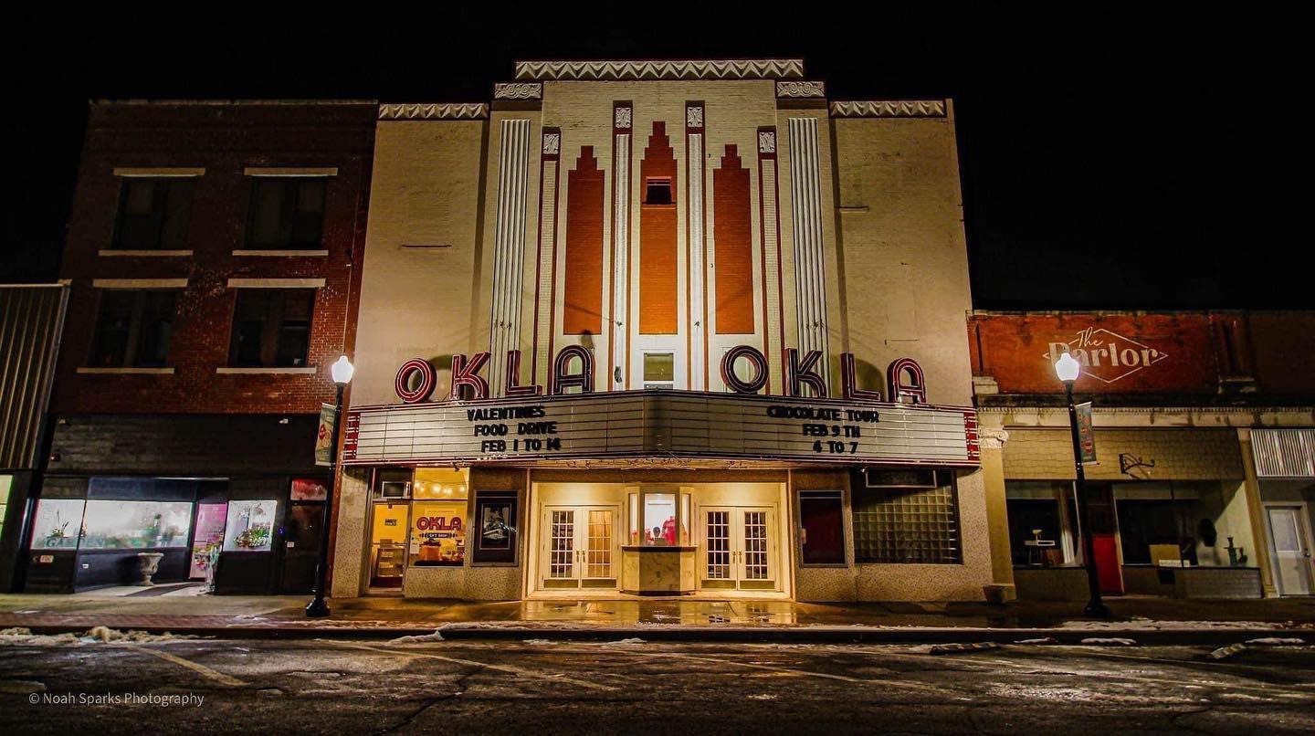 #mcalestermondays #mymcalester #OKLA #oklatheater #theater #cinema #movies #historictheater #historic #McOK #mcalesterok #travelok #discoverok #discovermcalester #takethetour #renovation #downtownmcalester #supportfinearts #supporttheater #oklahoma #travel #tourism