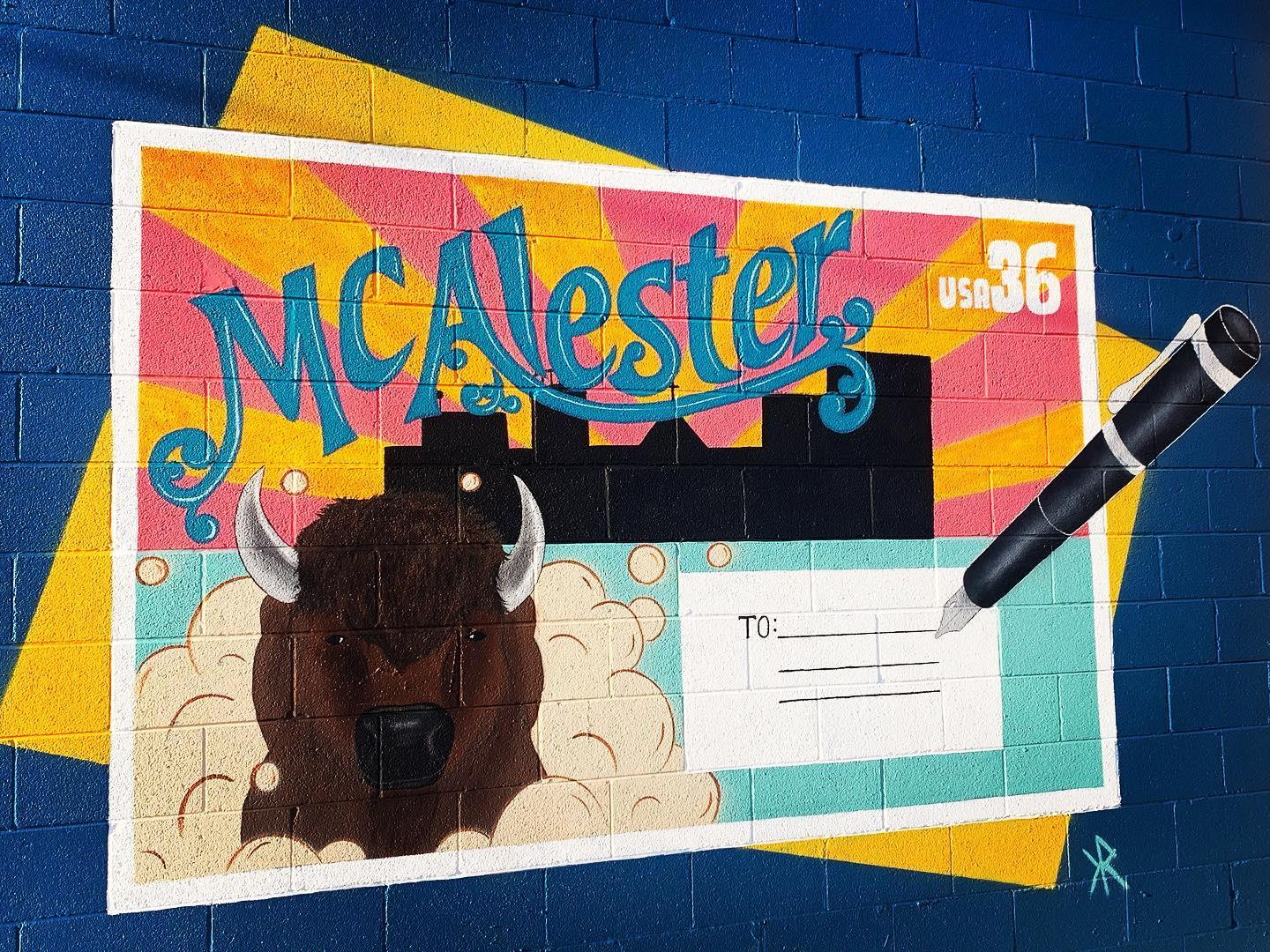 #mcalestermondays #mymcalester #experiencemcalester #discovermcalester #mcalesterok #travelok #discoveroklahoma #discoverok #tourism #streetart #art #artwork #artofinstagram #mural #postcard #visithere #picture #instagramshot #downtown #welcome #McOK #mcalesteroklahoma #mcalester #oklahoma